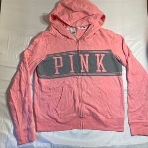 Victoria Secret Women's Pink Hoodie Large